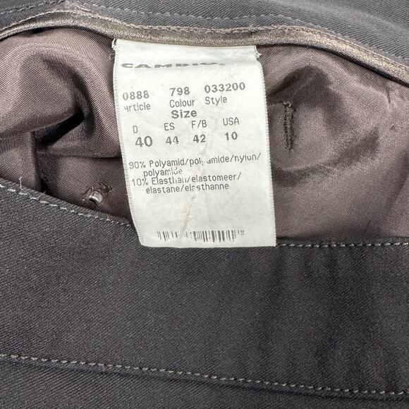 Cambio Chocolate Brown Equestrian Style Zip Ankle Dress Pants Breeches Old Money - Picture 12 of 13